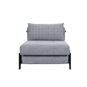 Single sofa bed, width 100 dila (black base)