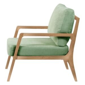 Hayka armchair with oak wood
