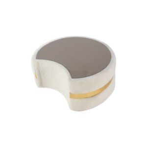 Hilda crescent sofa front table