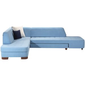 Sofa bed with 2 large and 4 small cushions, Yasmin